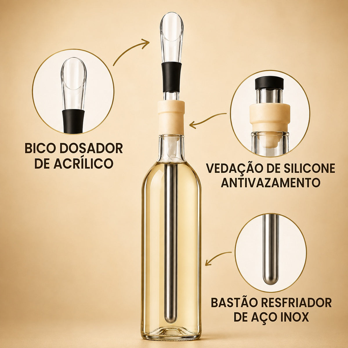 Resfriador de Vinho – vinho perfeitamente gelado