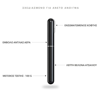 Air pressure wine opener