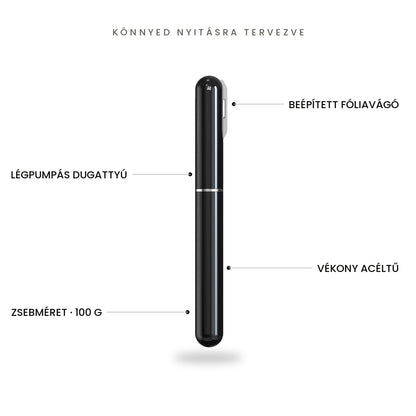 Air pressure wine opener