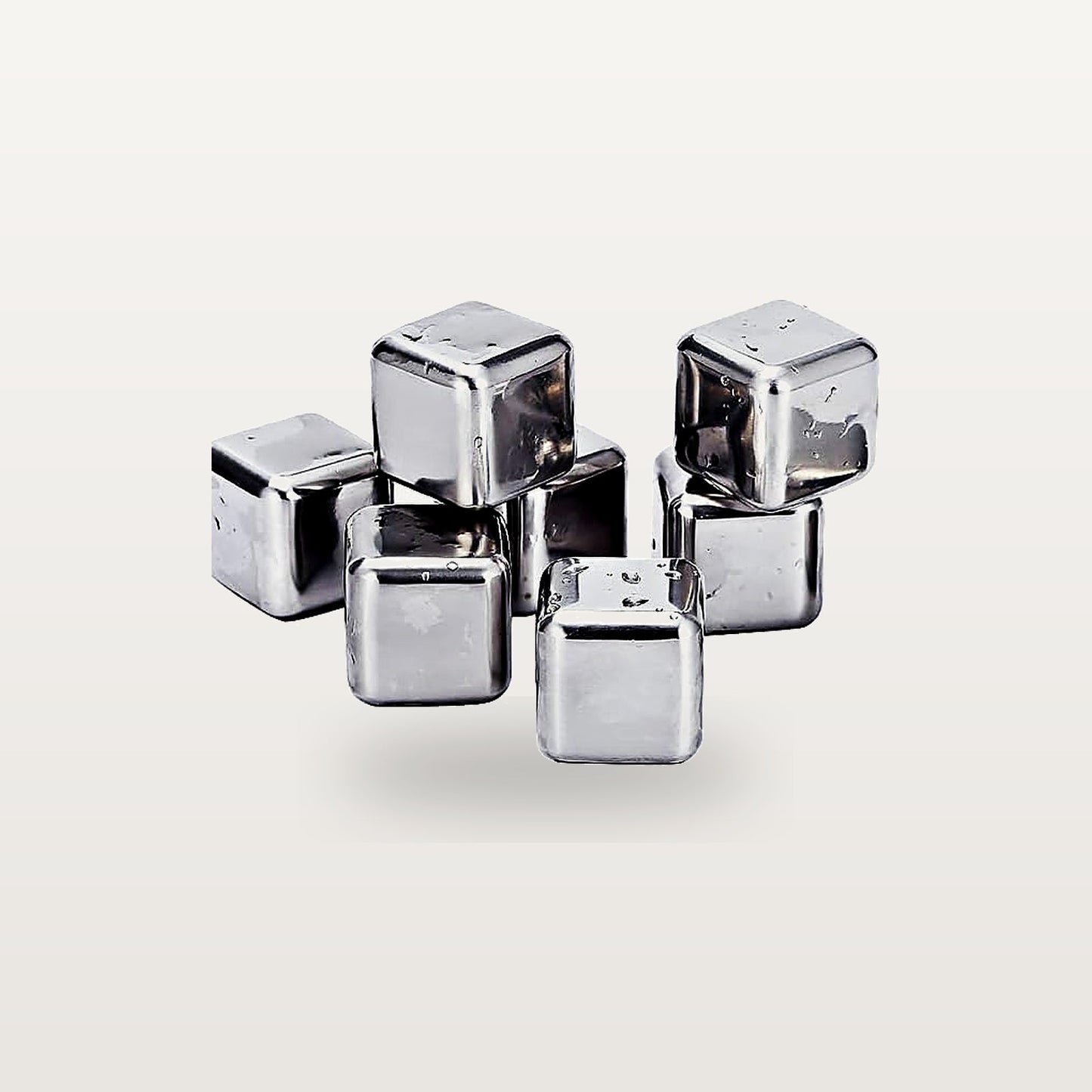Stainless steel ice cubes