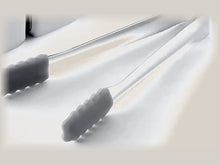 Silicone-tipped tongs