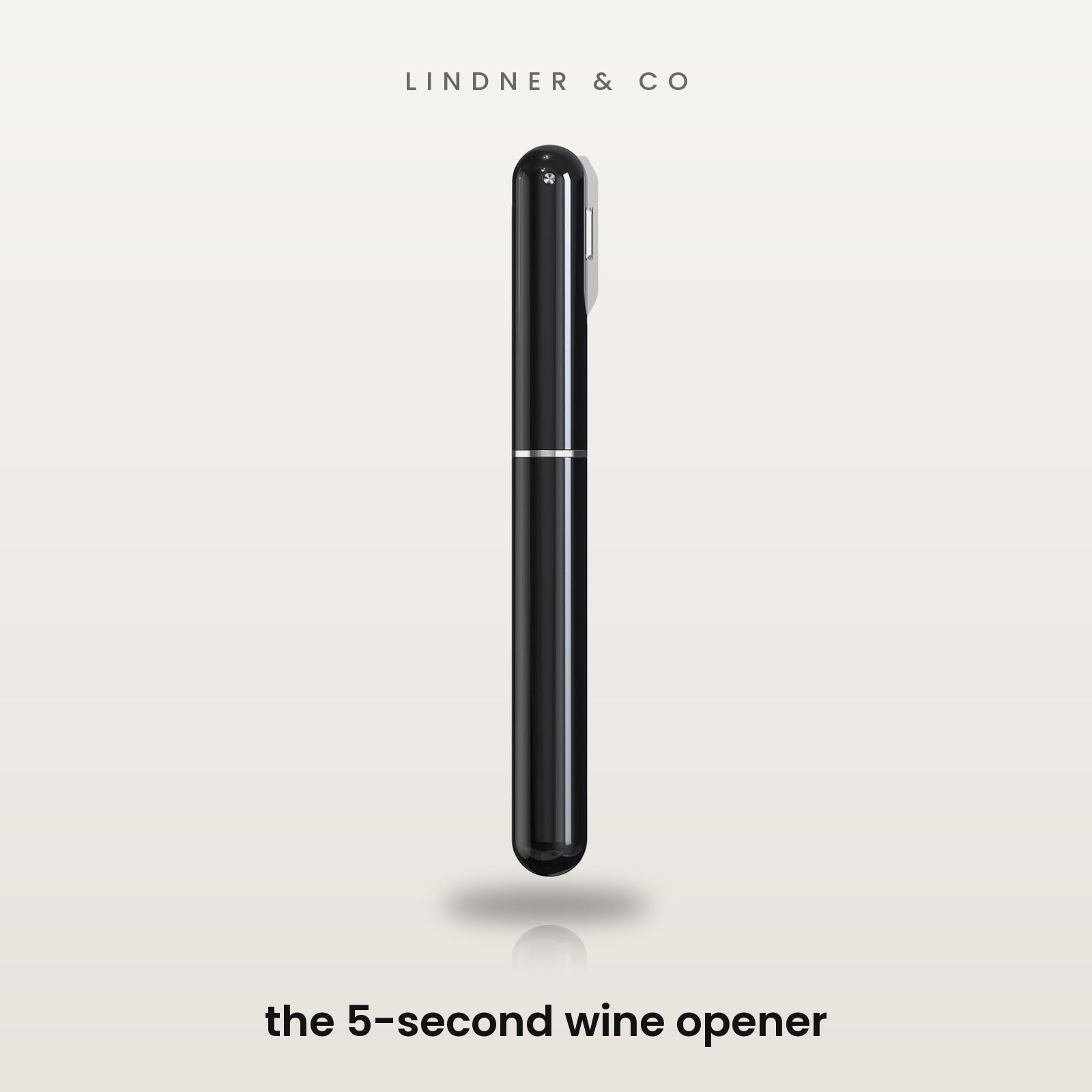 Air pressure wine opener