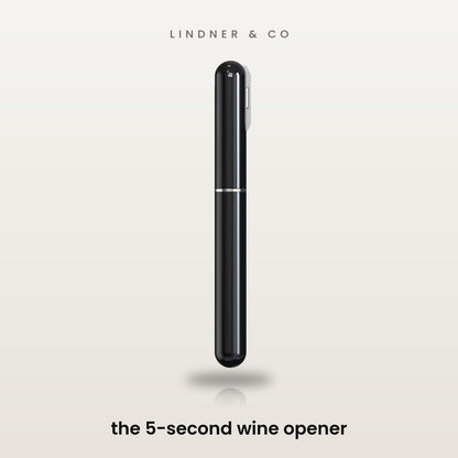Air pressure wine opener